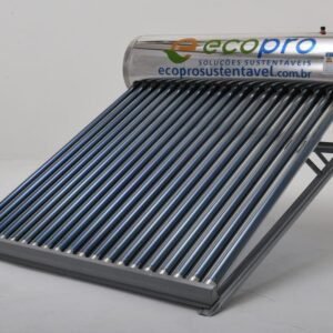 Aquecedor solar a vácuo Acoplado - Inox 316 - 20 tubos - 240 litros
